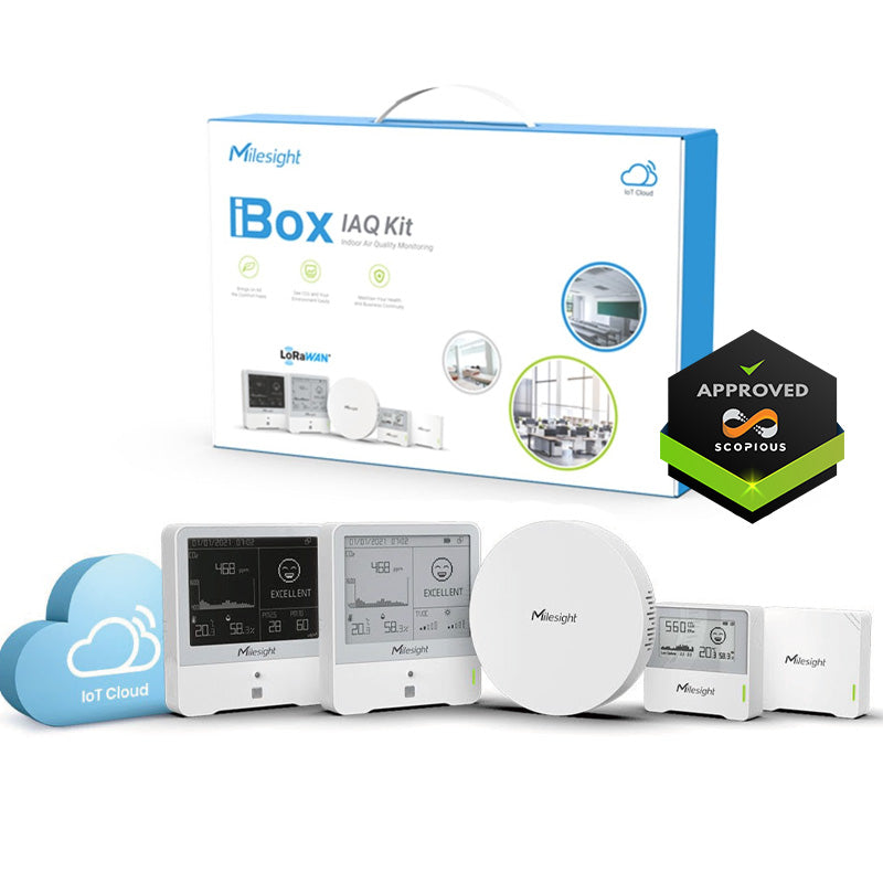 Milesight IAQ iBox Value Kit - LoRaWAN Gateway AU915/AS923 IoT Starter Kit
