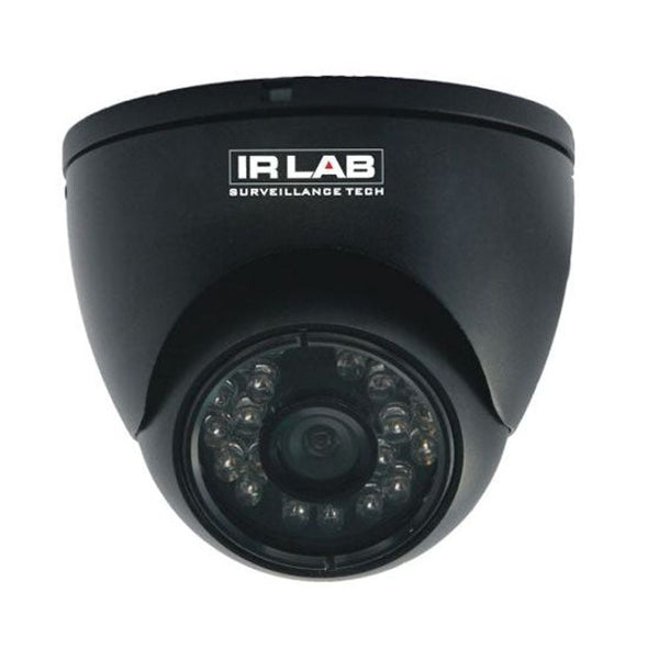 IR Lab - 700TVL 3-Axis Dome, 24 IR LED's, 3.6mm lens, Smart IR, Black ...