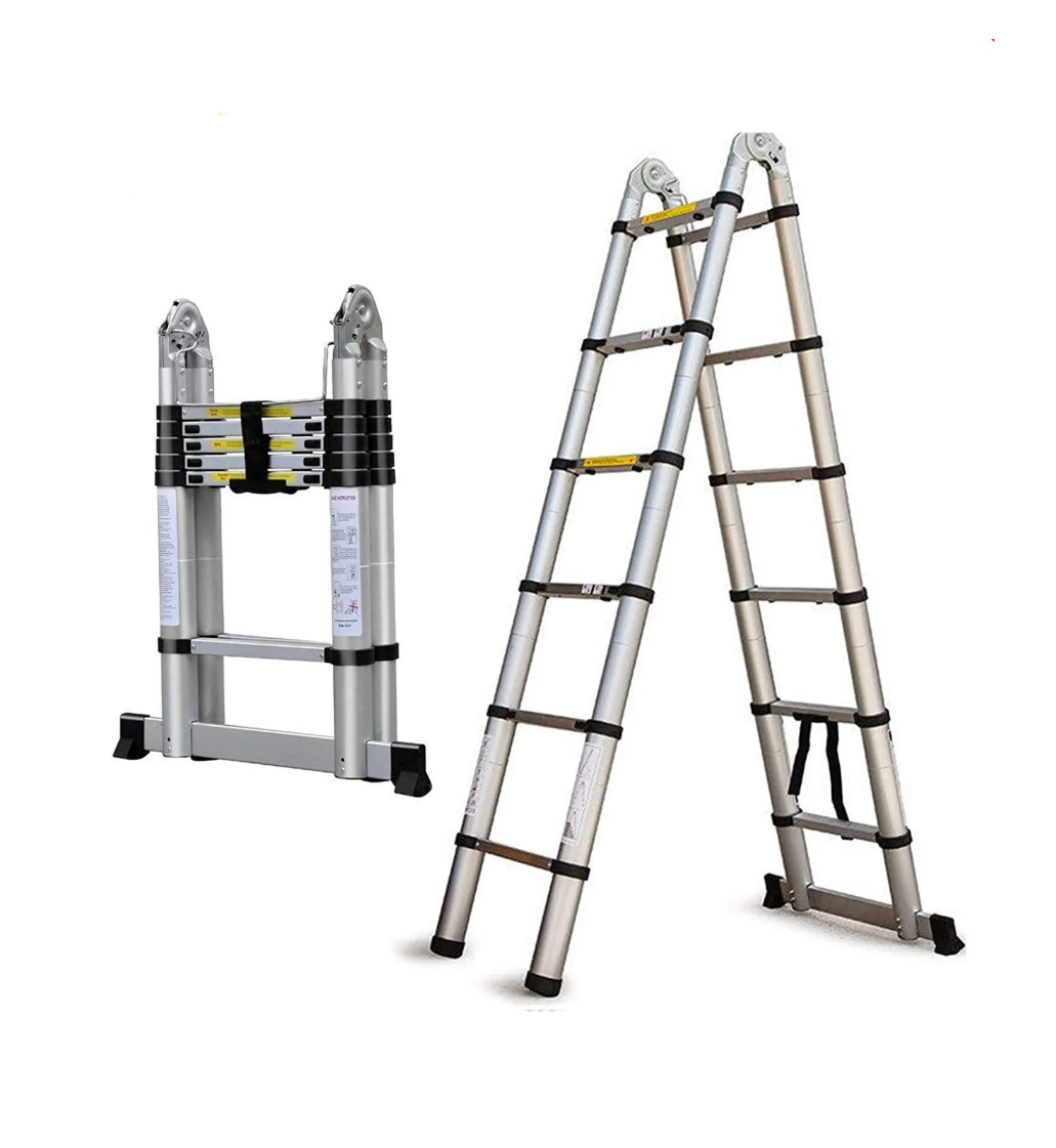 Ladder Telescopic Aluminum Extension 5m