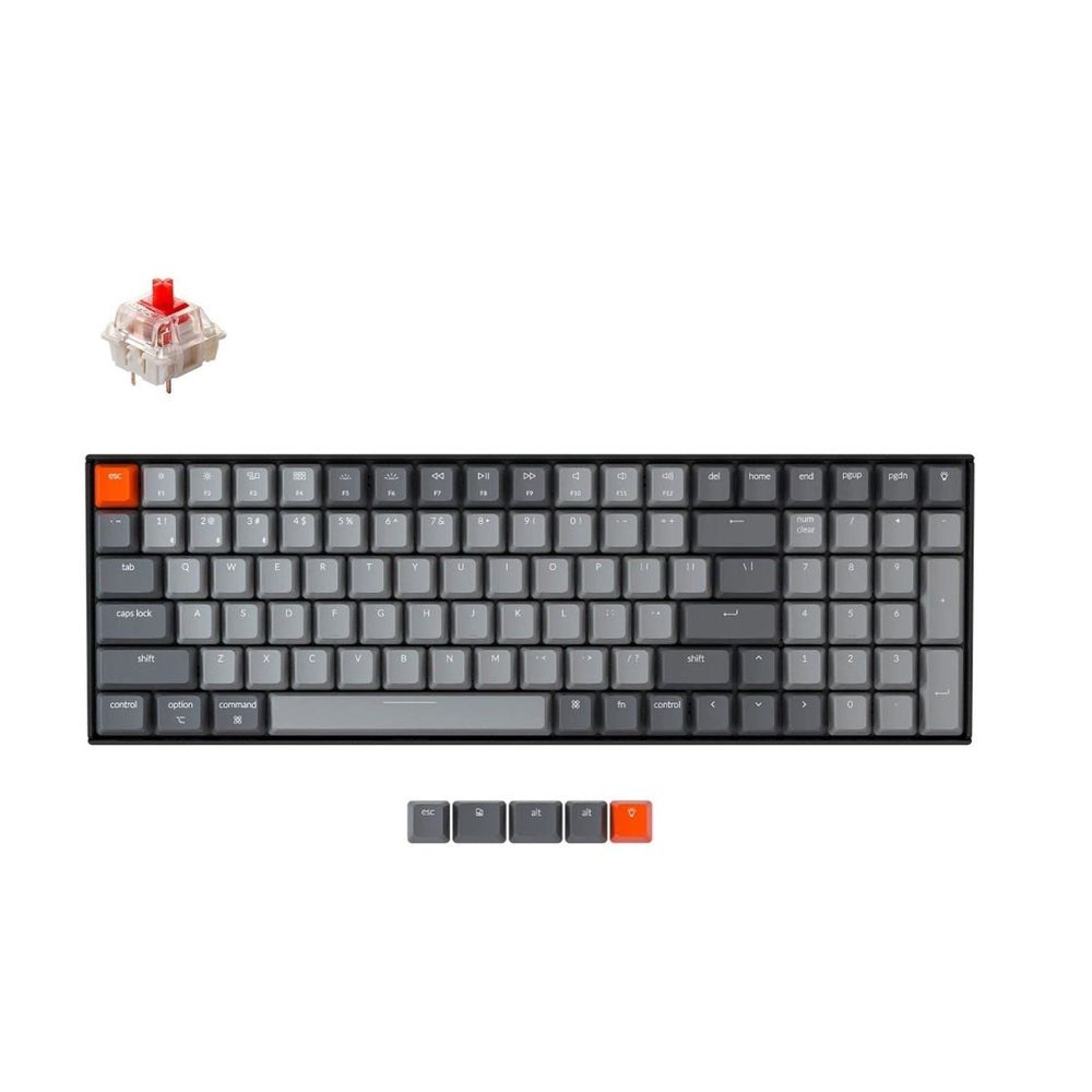 KEYC-K4-C1 - Keychron K4-C1 96% layout 100 Keys, Red Switch, RGB ...
