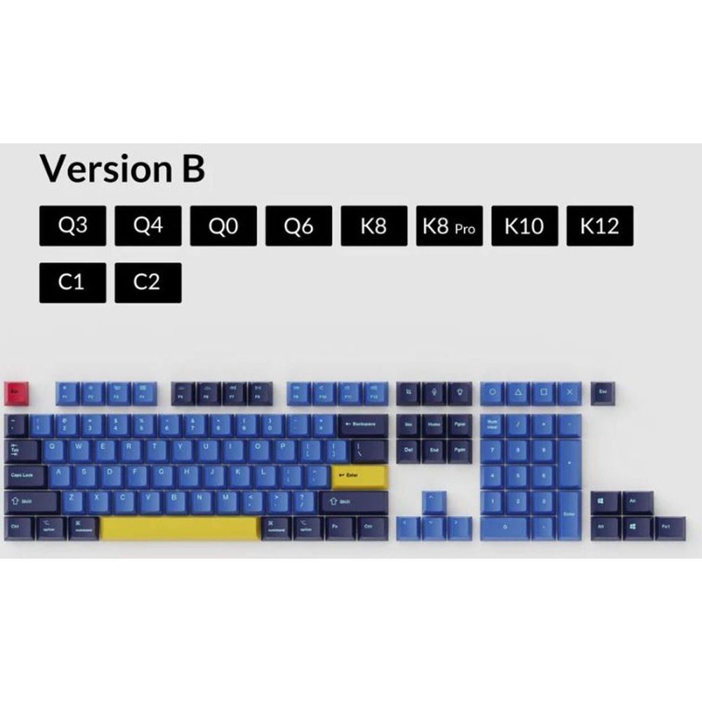 KEYC-PBT-32 - Keychron OEM Dye-Sub PBT Keycap Set - Beach | Tech Supply ...