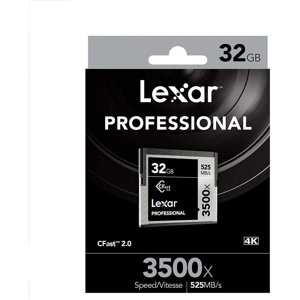 Lex Driver Card LEX-LC64GCRBAP3500 - Lexar Professional 3500x 64GB CFast Compact Flash ...
