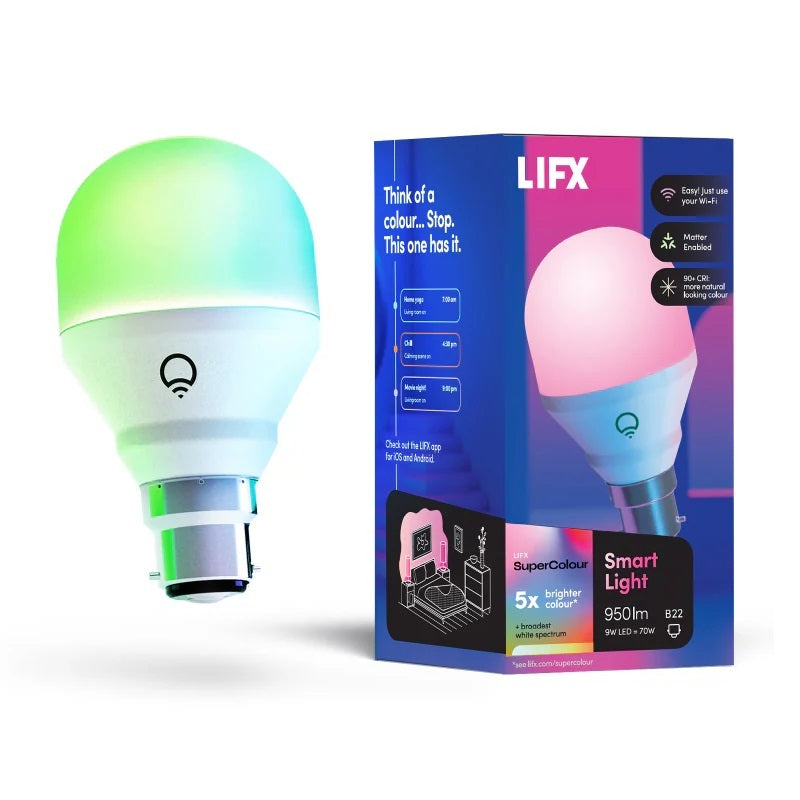 LIFX SuperColour 950 Lumens B22 Smart Light