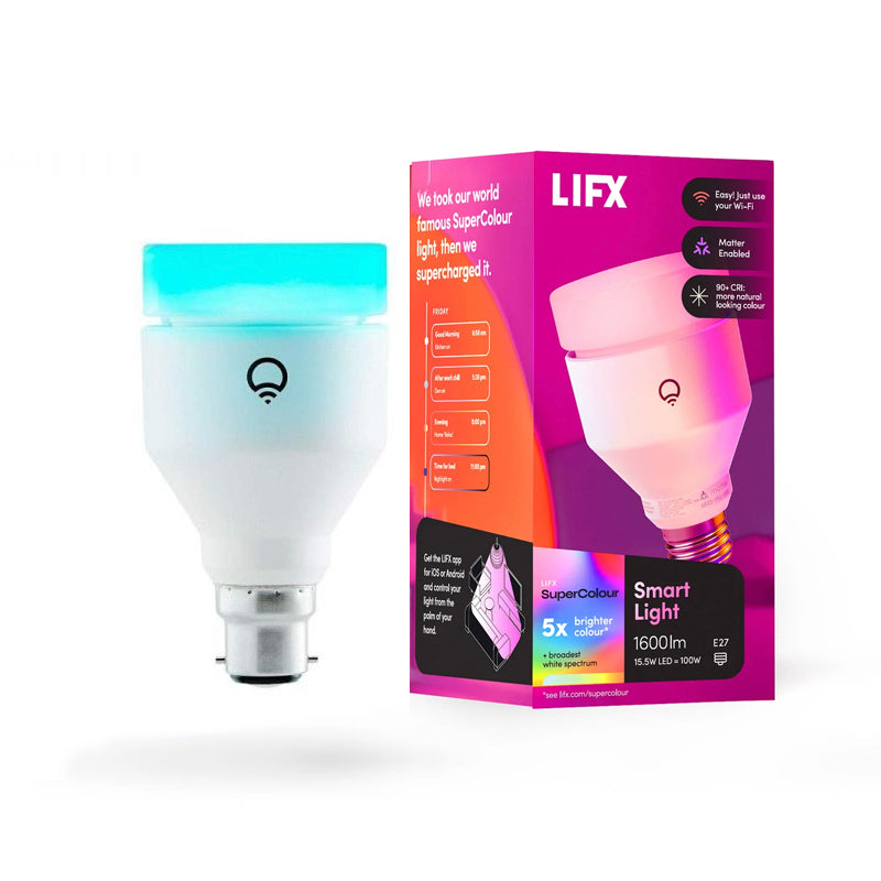 LIFX SuperColor A21 Smart Light 1600 Lumens B22