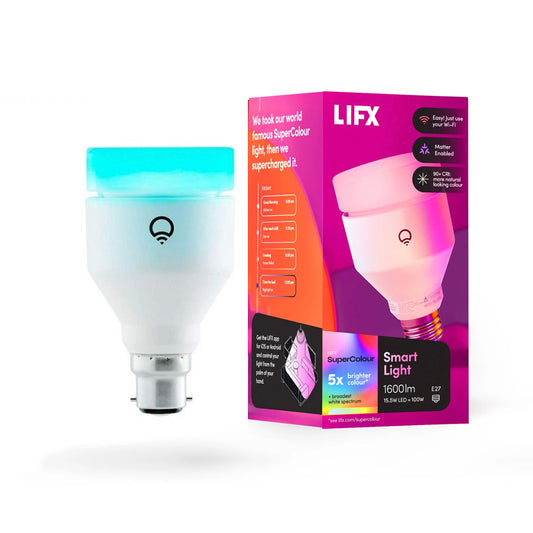 LIFX SuperColor A21 Smart Light 1600 Lumens B22