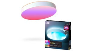 LIFX 38cm Round Ceiling Light SuperColour with White Trim