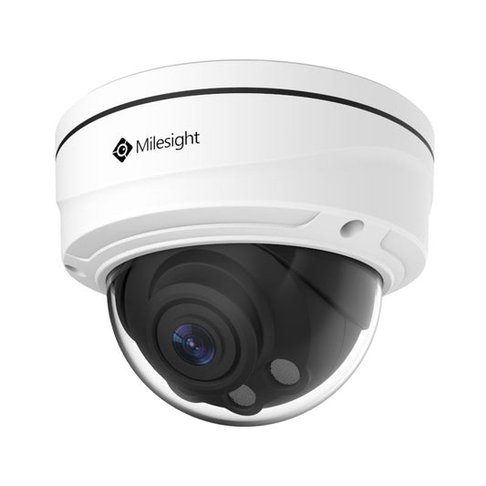 Milesight NDAA 2MP AI LPR Motorized Zoom Pro Dome Network IP Camera - Multiport