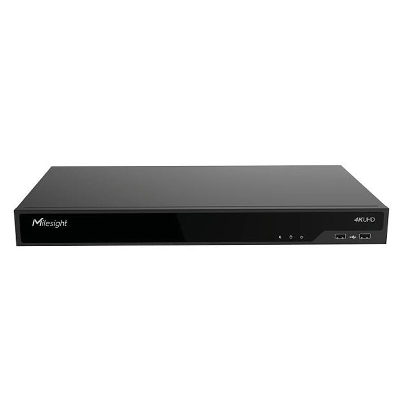 Milesight 4K NDAA 16 Channel Pro IP Camera POE NVR LPR Camera Supported