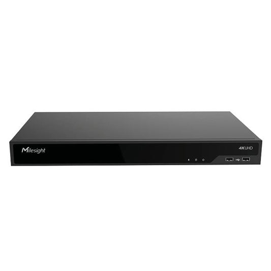 Milesight 4K NDAA 16 Channel Pro IP Camera POE NVR LPR Camera Supported
