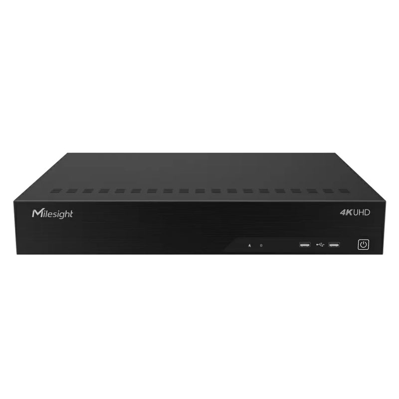 Milesight 4K 32 Channel Pro IP Camera NVR LPR Support
