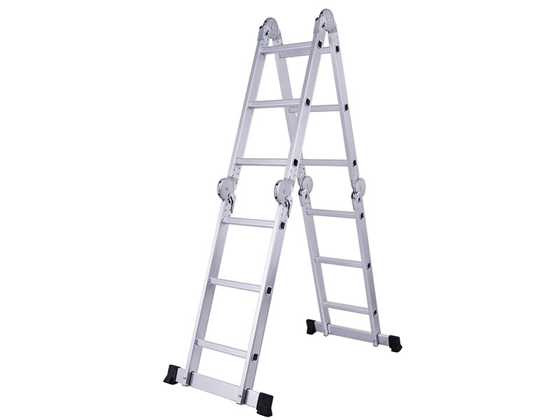 Ladder Multi Purpose 4.7m with two platforms folding ladder