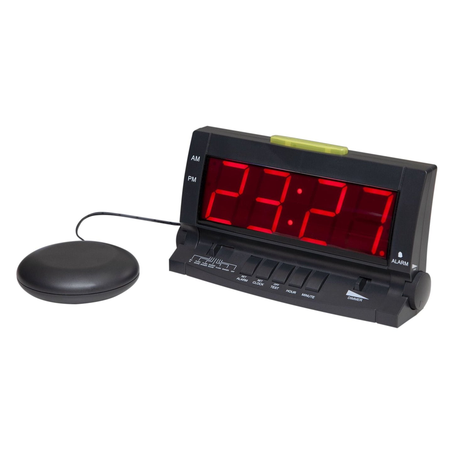 Crystone NT905 Vibrating Alarm Clock with Telephone Alert