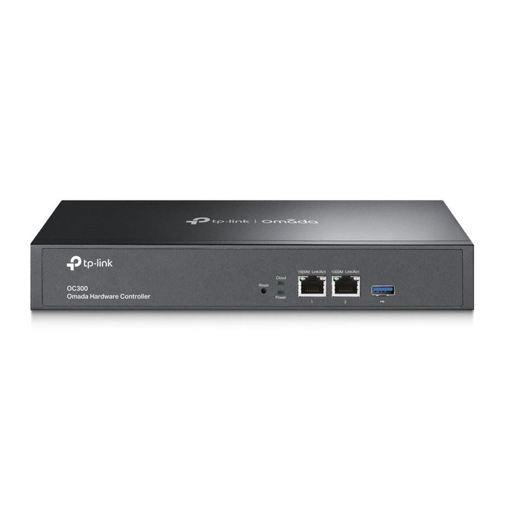 TL-OC300 - TP-Link Omada Hardware Controller PORT: 2× 10/100/1000 Mbps Ethernet Ports, 1× USB 3.0 Port