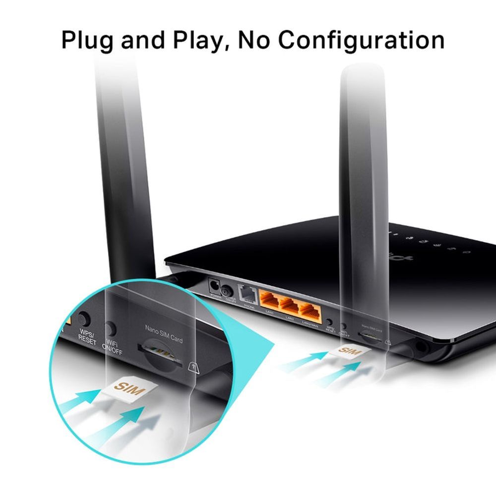 TL-MR6500V - TP-Link 300Mbps Wireless N 4G LTE Telephony Router | Tech ...