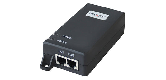 Procet 55V DC 60 Watt 10 Gigabit 802.3bt Power over Ethernet Supply