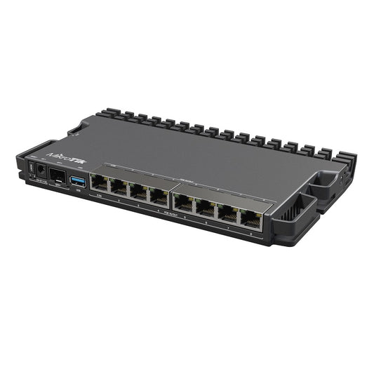 MikroTik RB5009UPr+S+IN Compact Router with 7 x 1GB, 1 x 2.5GB, 1 x 10GB SFP+ and PoE-out
