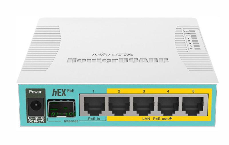 MikroTik RB960PGS hEX 5Port Gigabit PoE Router