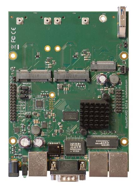 MikroTik RouterBOARD RBM33G powerful OEM board with 3x Gigabit LAN and 2x miniPCIe slots