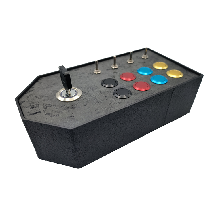 RaceCraftsNZ RC05 Button Box, 8x Buttons, 4 Switches, Realistic Key Switch