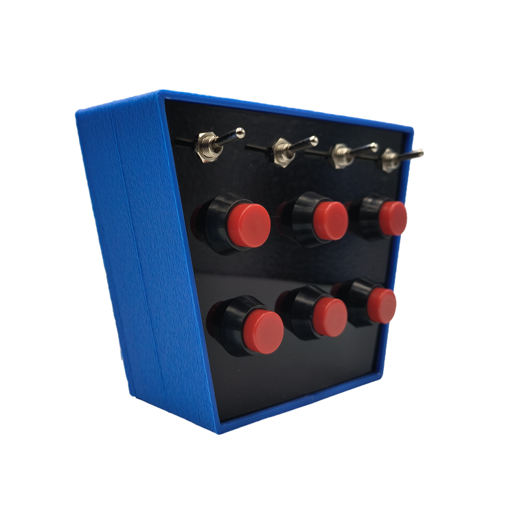 RaceCraftsNZ RCLITE - Compact Sim Racing Button Box, 10 Buttons