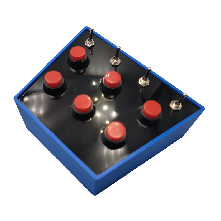 RaceCraftsNZ RCLITE - Compact Sim Racing Button Box, 10 Buttons