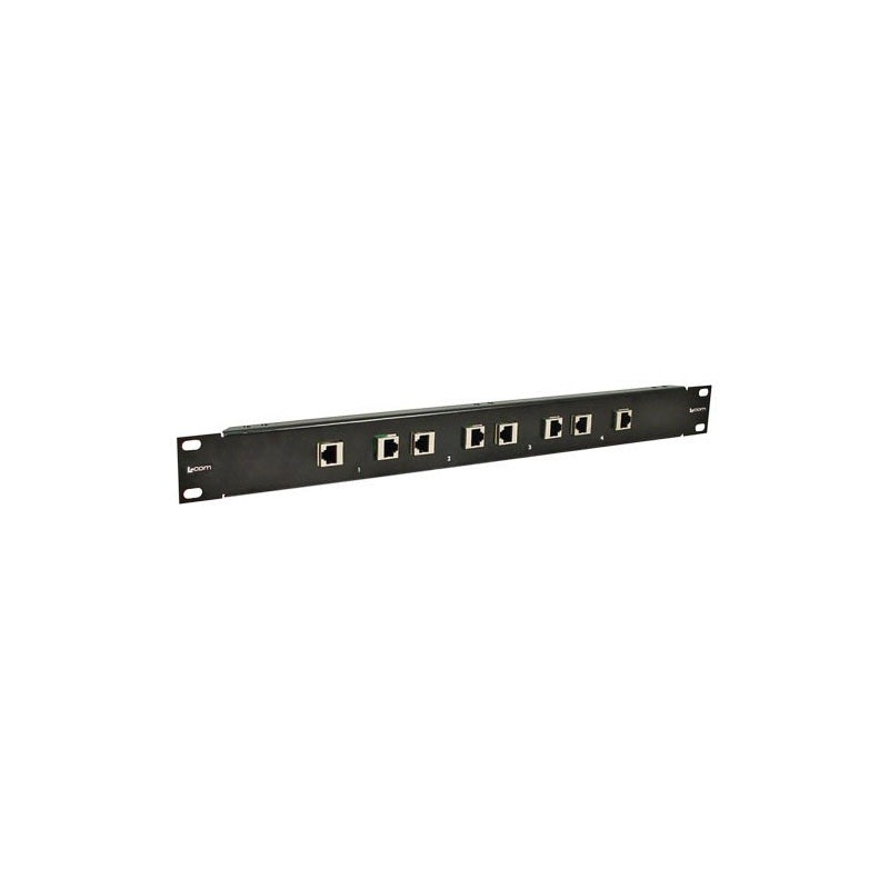 L-com 19inch Rack Mount 4-Port RJ45 10/100/1000 Base-T CAT6 Lightning Surge Protector
