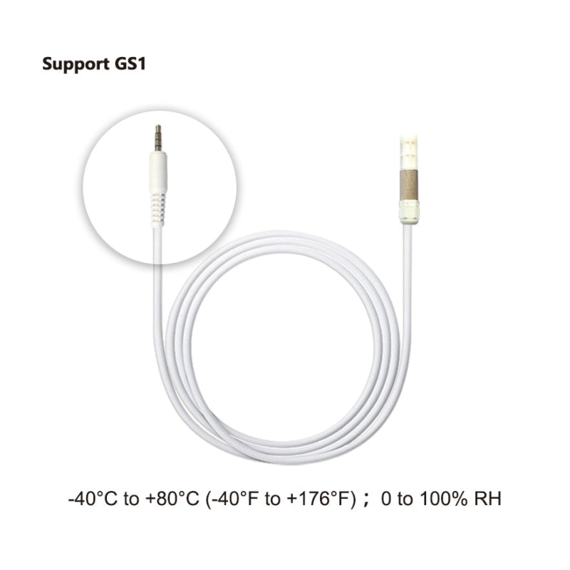 Ubibot TH30S-B-3M-R-Audio External 3 Metre Temperature & Humidity Probe for GS1