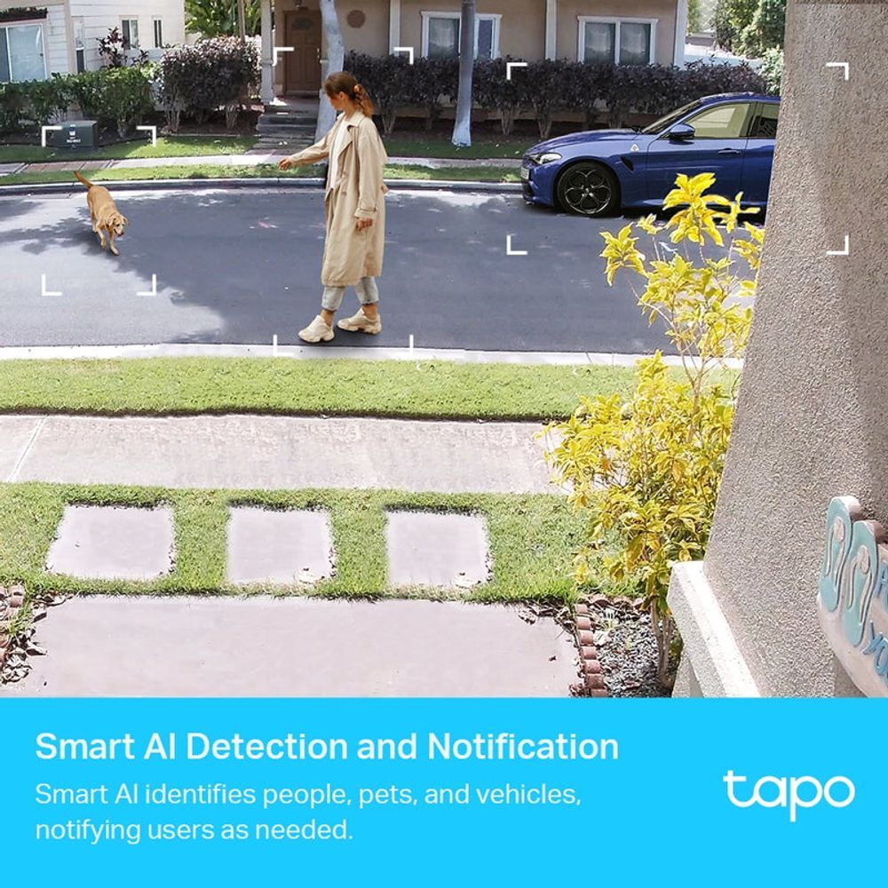 TL-TAPOC420S4 - TP-Link Tapo C420S4, 4 x Smart Wire-Free Security Camera System, with HUB, Battery Powered