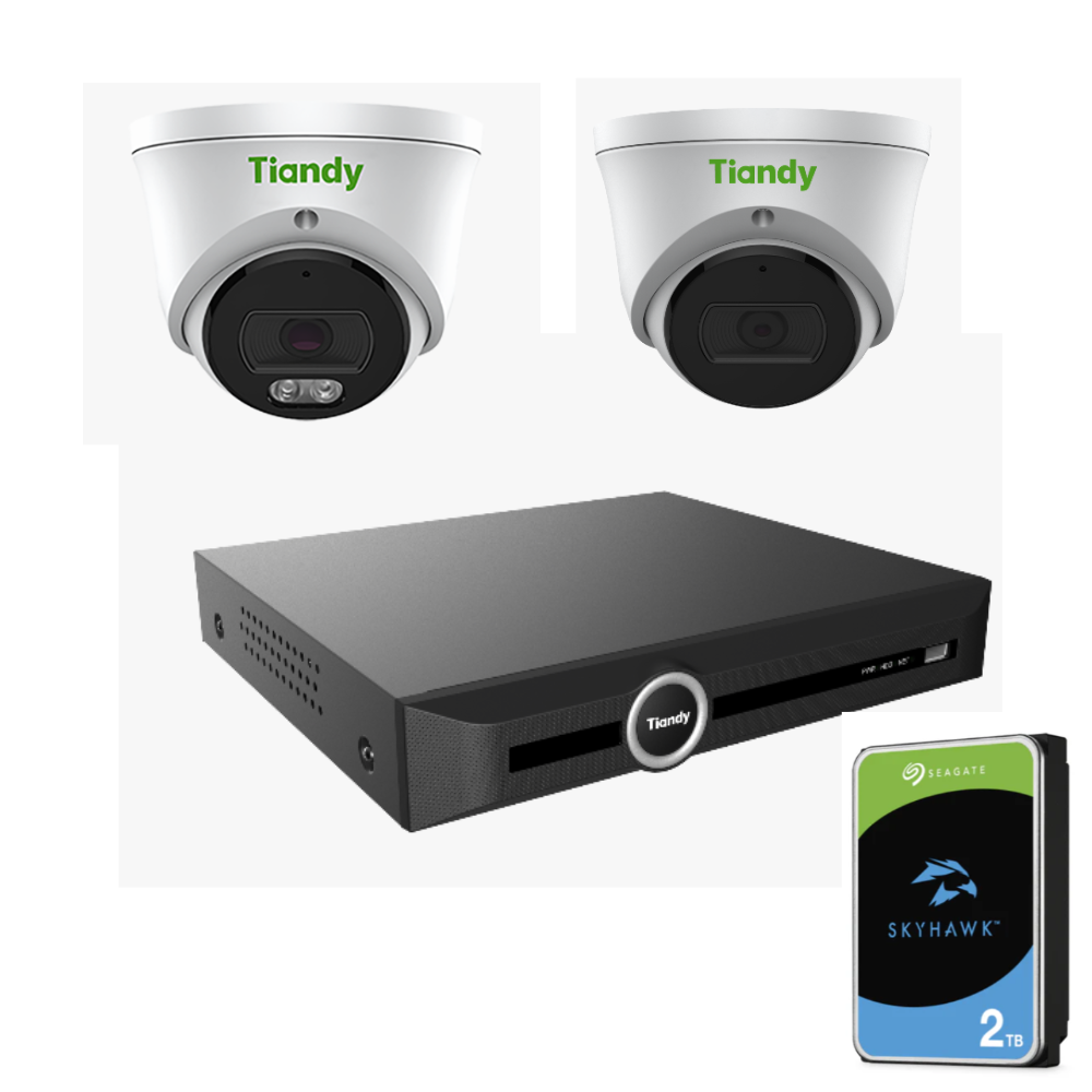 Tiandy Tiandy Surveillance Kit – The Security Outlet