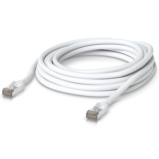 Ubiquiti UniFi 8M Cat5e Shielded Outdoor Patch Cable - White