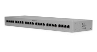 Ubiquiti UniFi 10 GbE PoE++ Ethernet Surge Protection 24-Port Rack Mount Indoor Panel