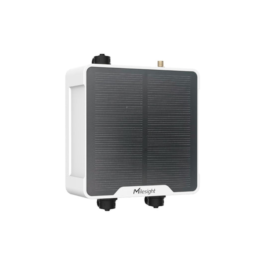 Milesight UC511-EA AU915/AS923 Solar Powered LoRaWan IoT Controller with External Antenna and Latching Solenoids and Pulse Meter support