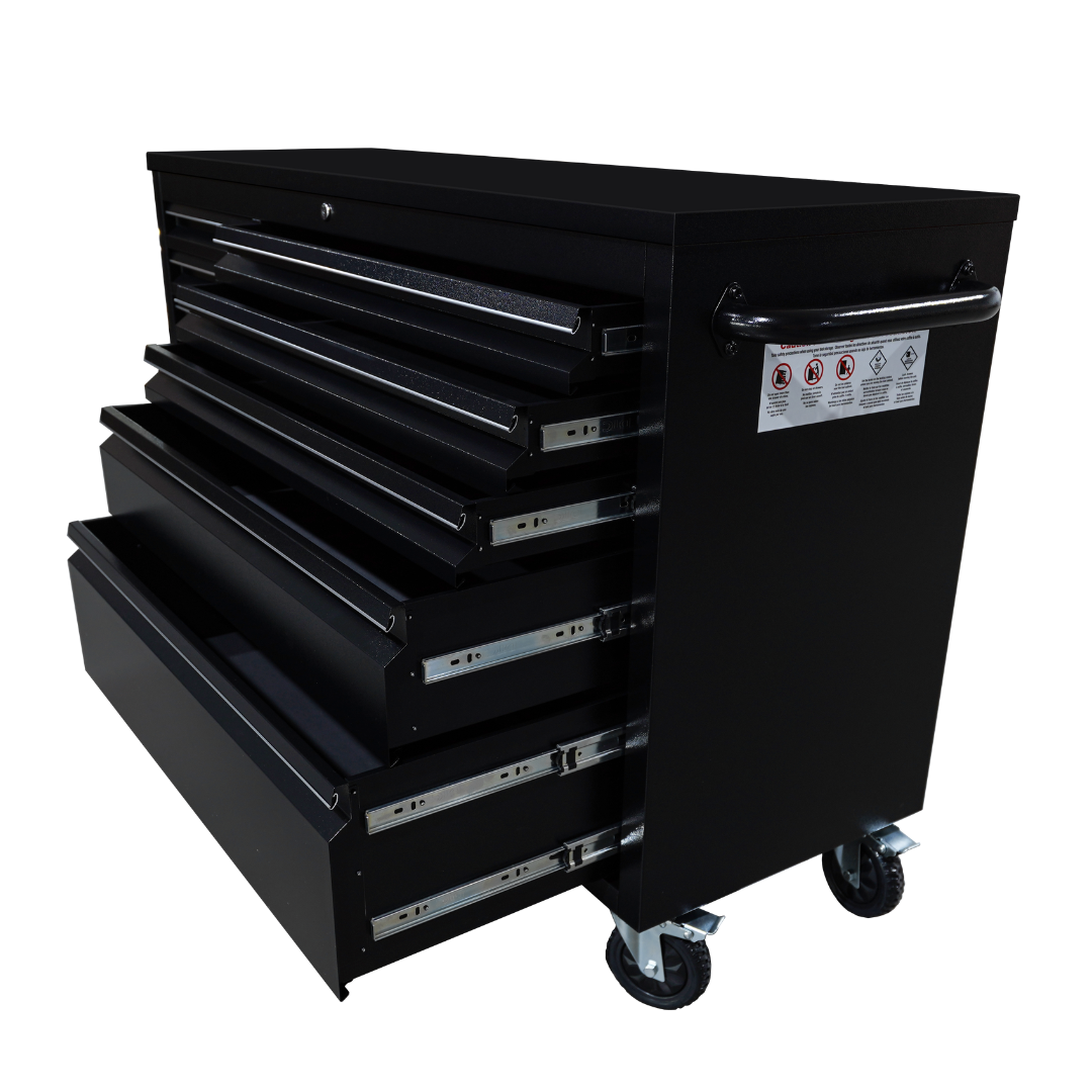 55 inch Black 10 Drawer Work Bench tool chest Tool Box Chest Cabinet