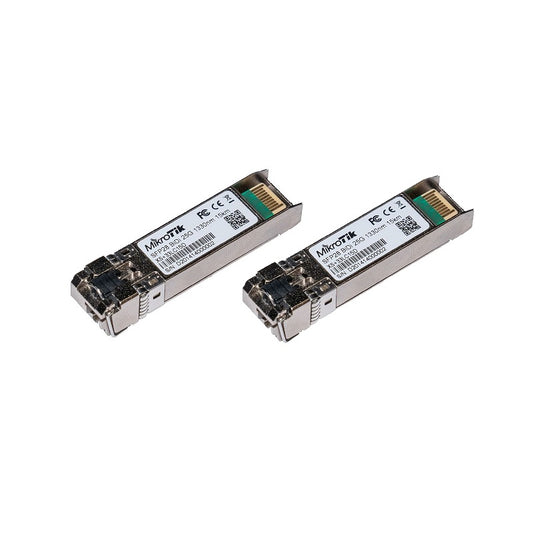 MikroTik XS+2733LC15D Pair of bidirectional SFP/SFP+/SFP28 25G 15km 1270nm + 1330nm Fibre Modules