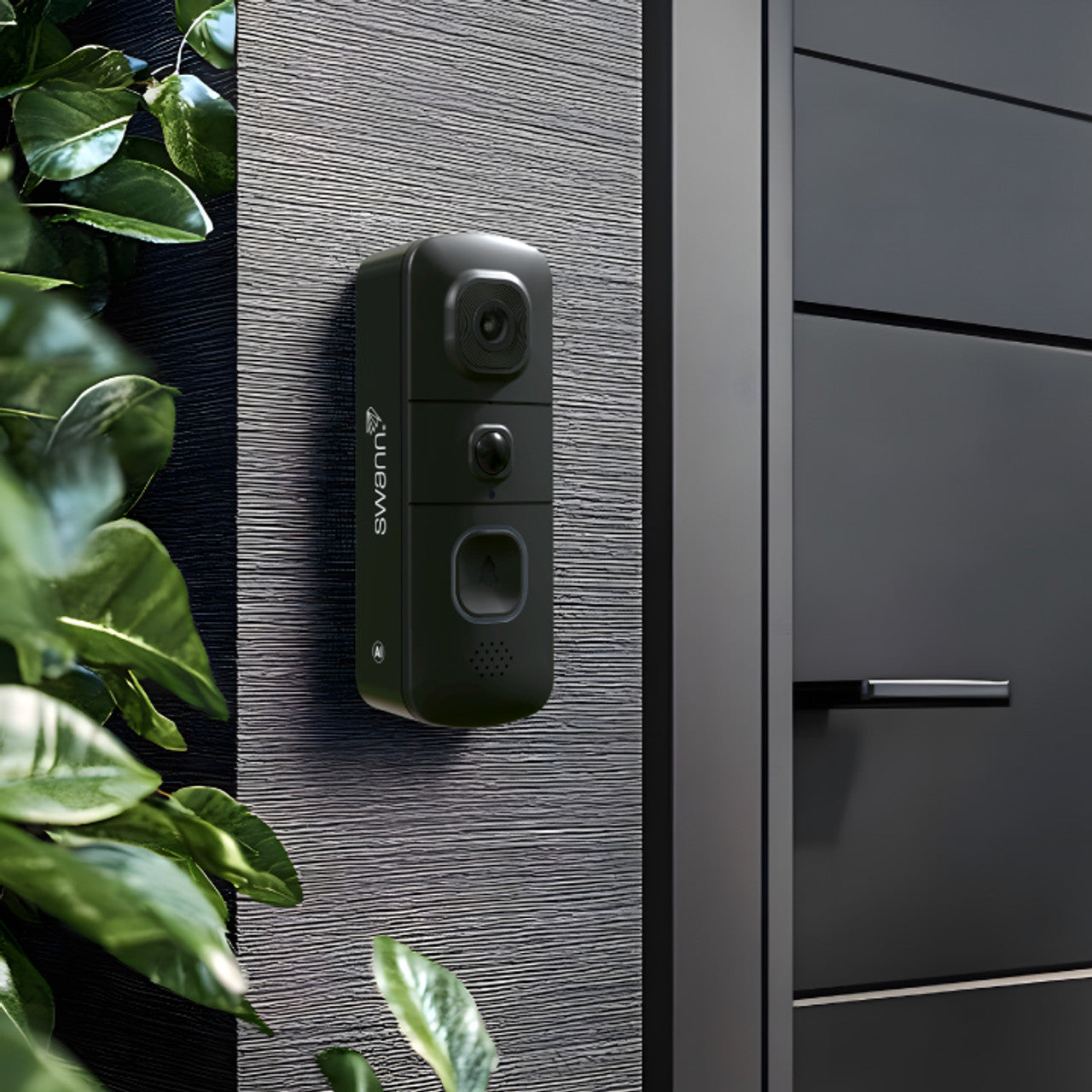 SWIFI-EVOVDB-GL - Swann Evo Wireless Video Doorbell (Black Colour)