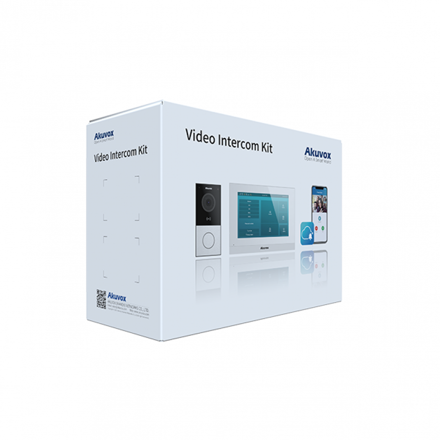 E12S/S562 - Akuvox IP Intercom Kit - 7" Indoor monitor and door station