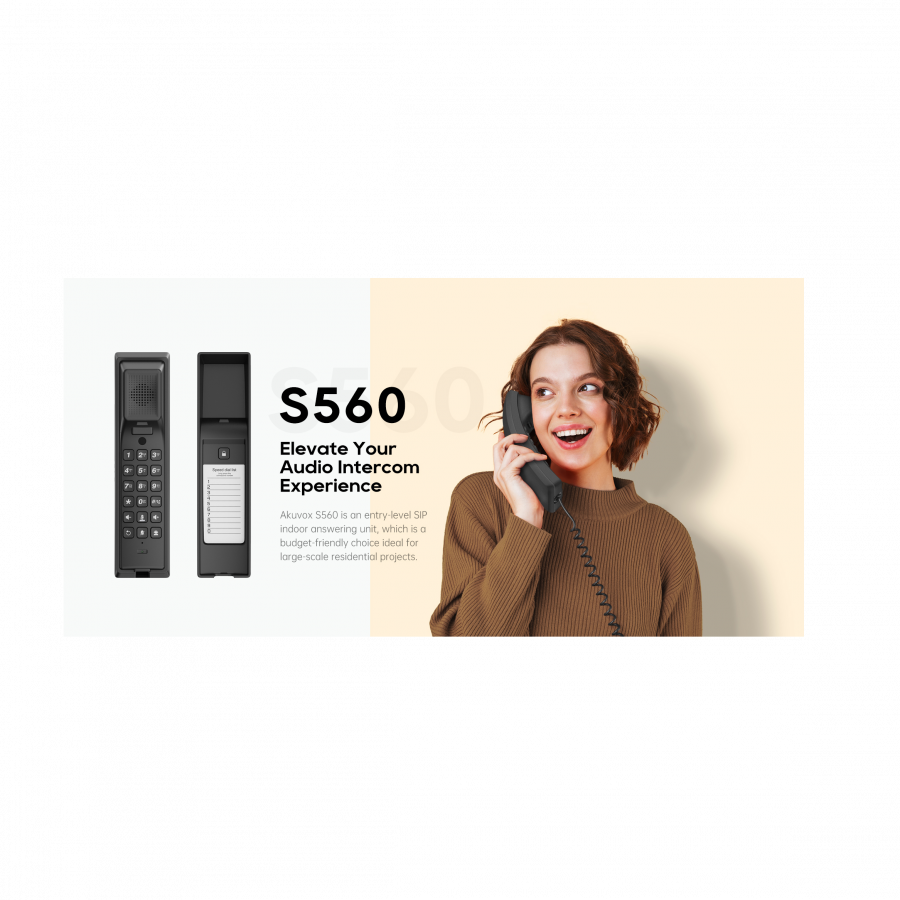 S560 - SIP Indoor Answering Unit (Linux Version)