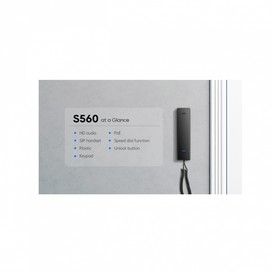 S560 - SIP Indoor Answering Unit (Linux Version)