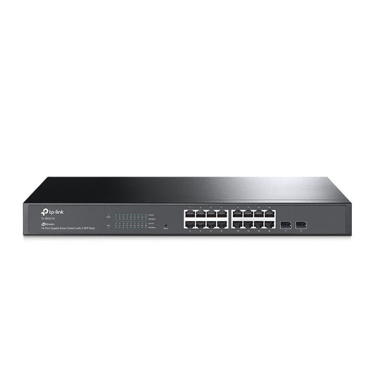 TL-SG2218 - TP-Link JetStream 16-Port Gigabit Smart Switch with 2 Gigabit SFP Slots