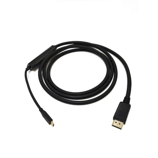 RC-3USBDP-2 - 8Ware USB Type-C to Display Port (version 1.2) M/M Black - 2m