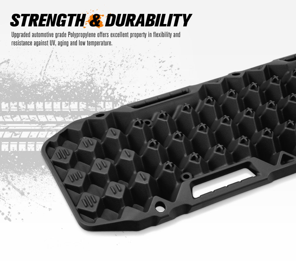 BUNKER INDUST Pair 10T Recovery Tracks - Black