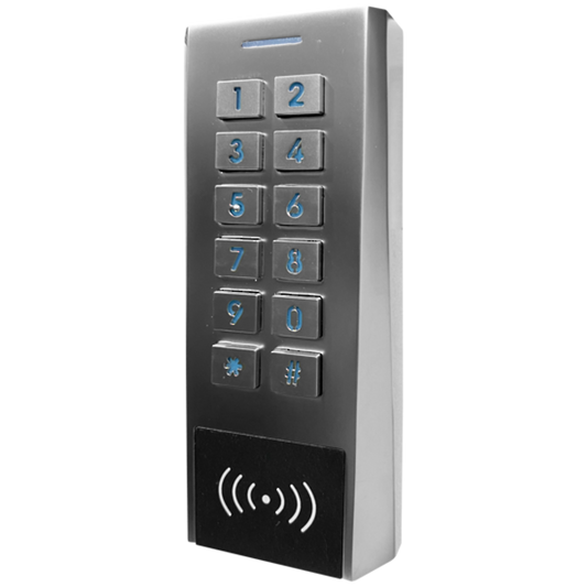 PW KEYPAD-XK4 - 34 x 55 x 21 12-28V AC/DC 999 User Codes / Prox Reader IP66