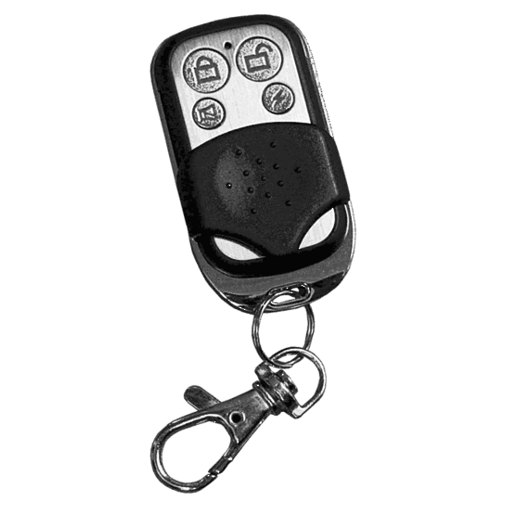 Rm Button Key RM-0001A - 4-Button Black and Chrome Remote 434Mhz – The Security Outlet
