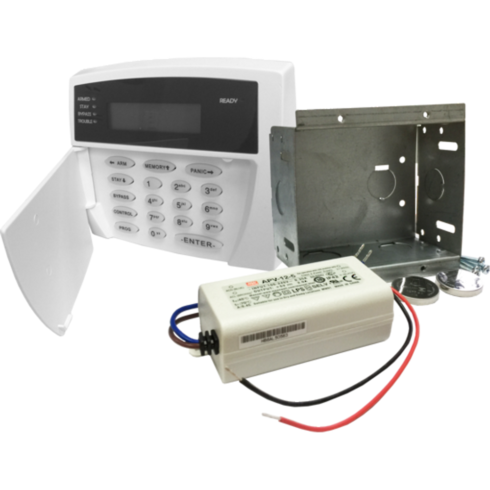 TRX KEYPAD-A - 2-Way Wireless Keypad with in-wall 230V Mains PSU and 2 x CR2450 Batteries