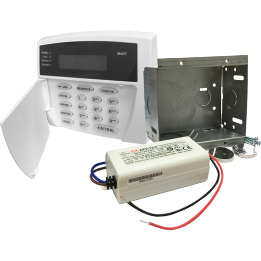 TRX KEYPAD-A - 2-Way Wireless Keypad with in-wall 230V Mains PSU and 2 x CR2450 Batteries