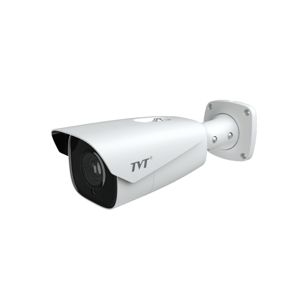 TVT-B832-4POE-LP - 4MP 8-32mm lens Starlight, license plate recognition bullet POE camera with 120m IR. Compatible with TVT-8CHNVR UP IP67