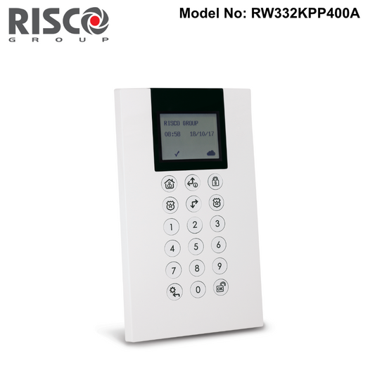 RW332KPP400A - Risco - Panda Wireless Keypad+Prox, 433MHz, White